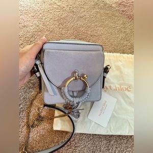 Mini Joan Suede & Leather Crossbody Bag